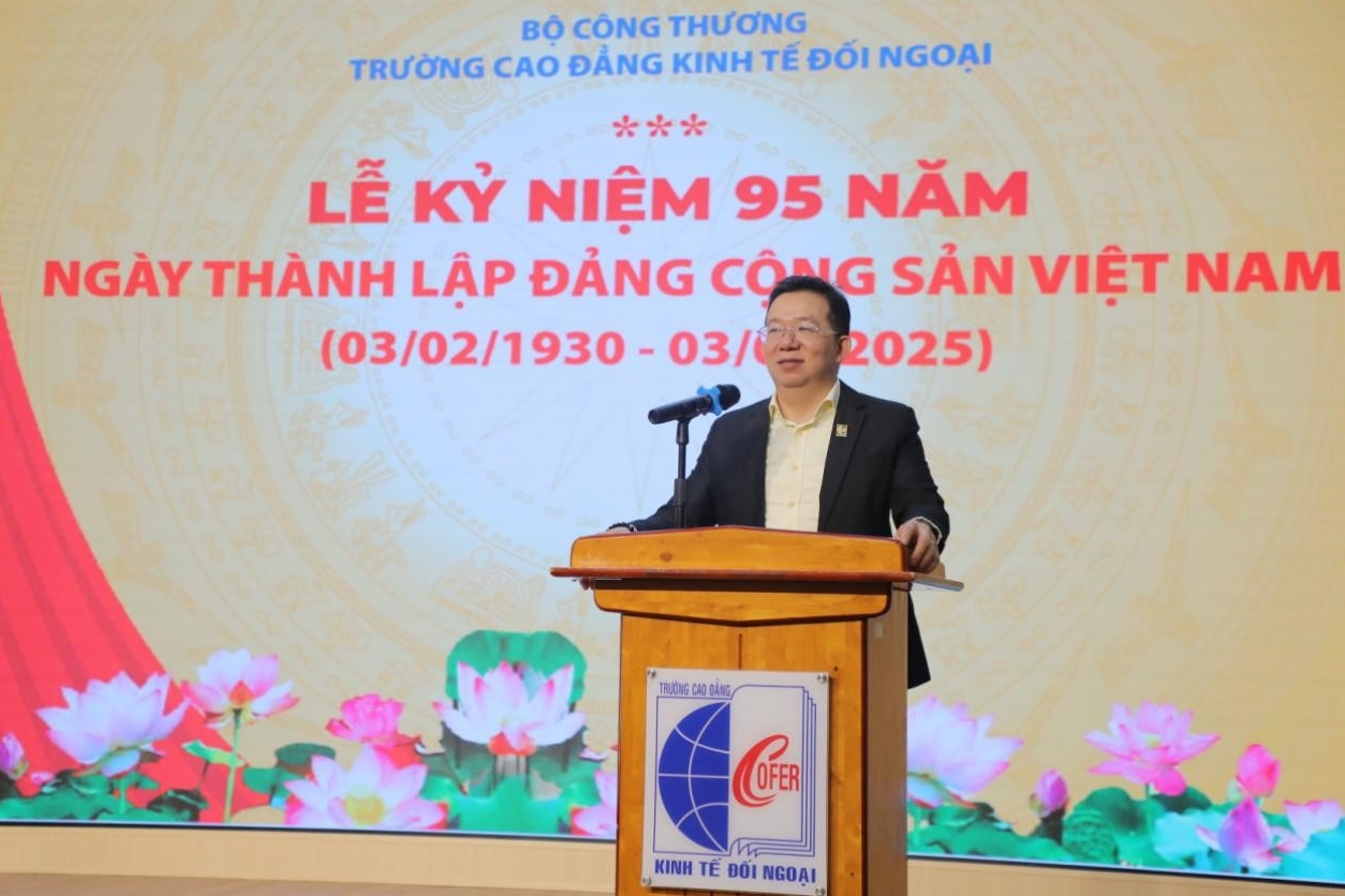 Trường Cao đẳng Kinh tế Đối ngoại tổ chức Lễ Kỷ Niệm 95 Năm Ngày thành lập Đảng Cộng Sản Việt Nam (03/02/1930-03/02/2025) và Chương trình Gặp Mặt Đầu Xuân Ất Tỵ 2025 