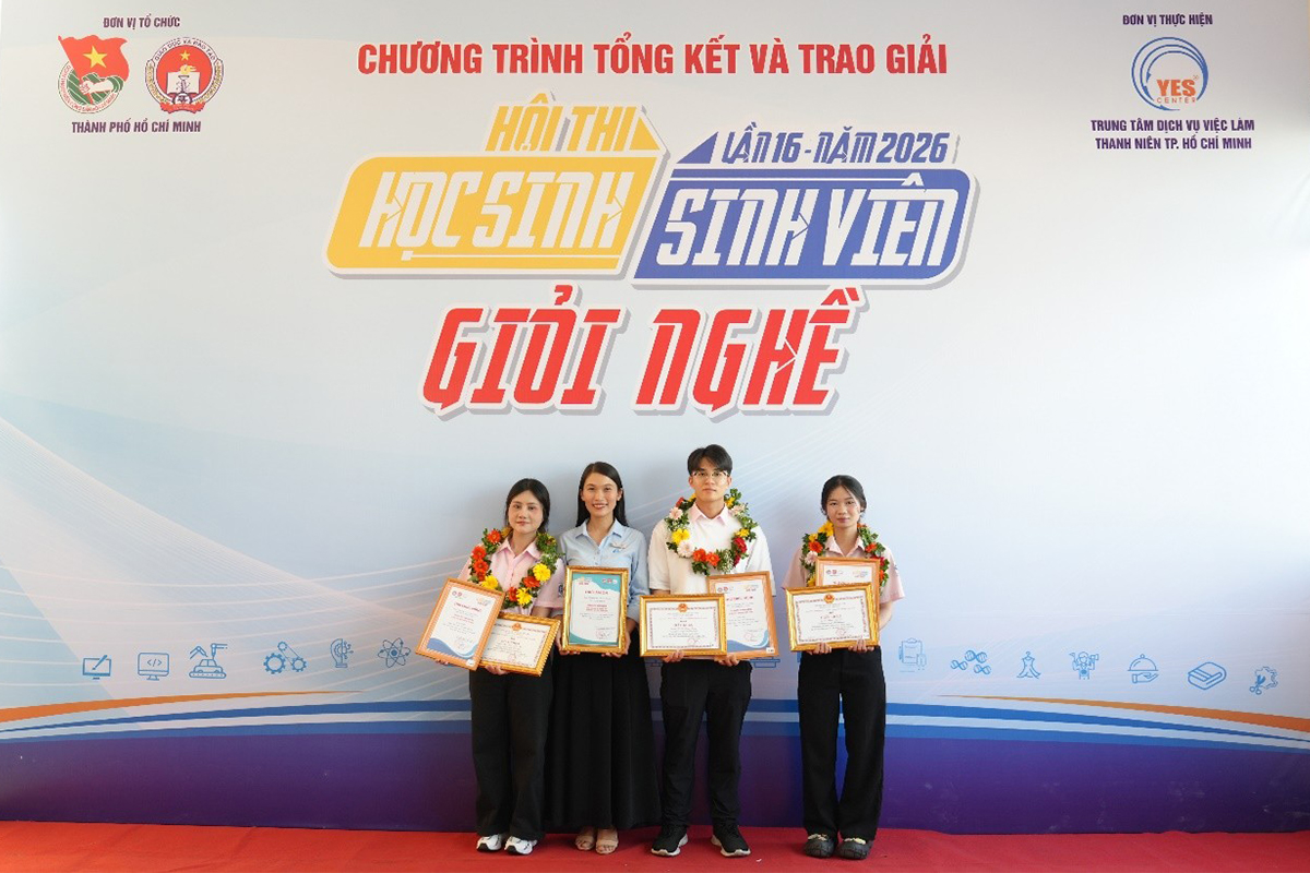 Giải nhất nghề Kế toán Doanh nghiệp – Hội thi HSSV giỏi nghề cấp thành phố 2026 gọi tên Cao đẳng Kinh tế Đối ngoại