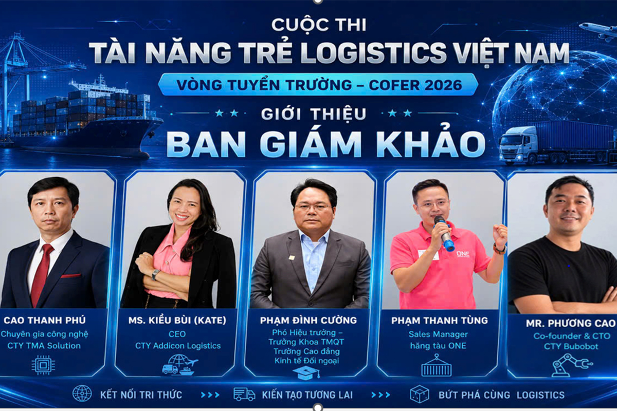 Sinh viên COFER tỏa sáng tại vòng tuyển trường  tài năng trẻ Logistics Việt Nam 2026