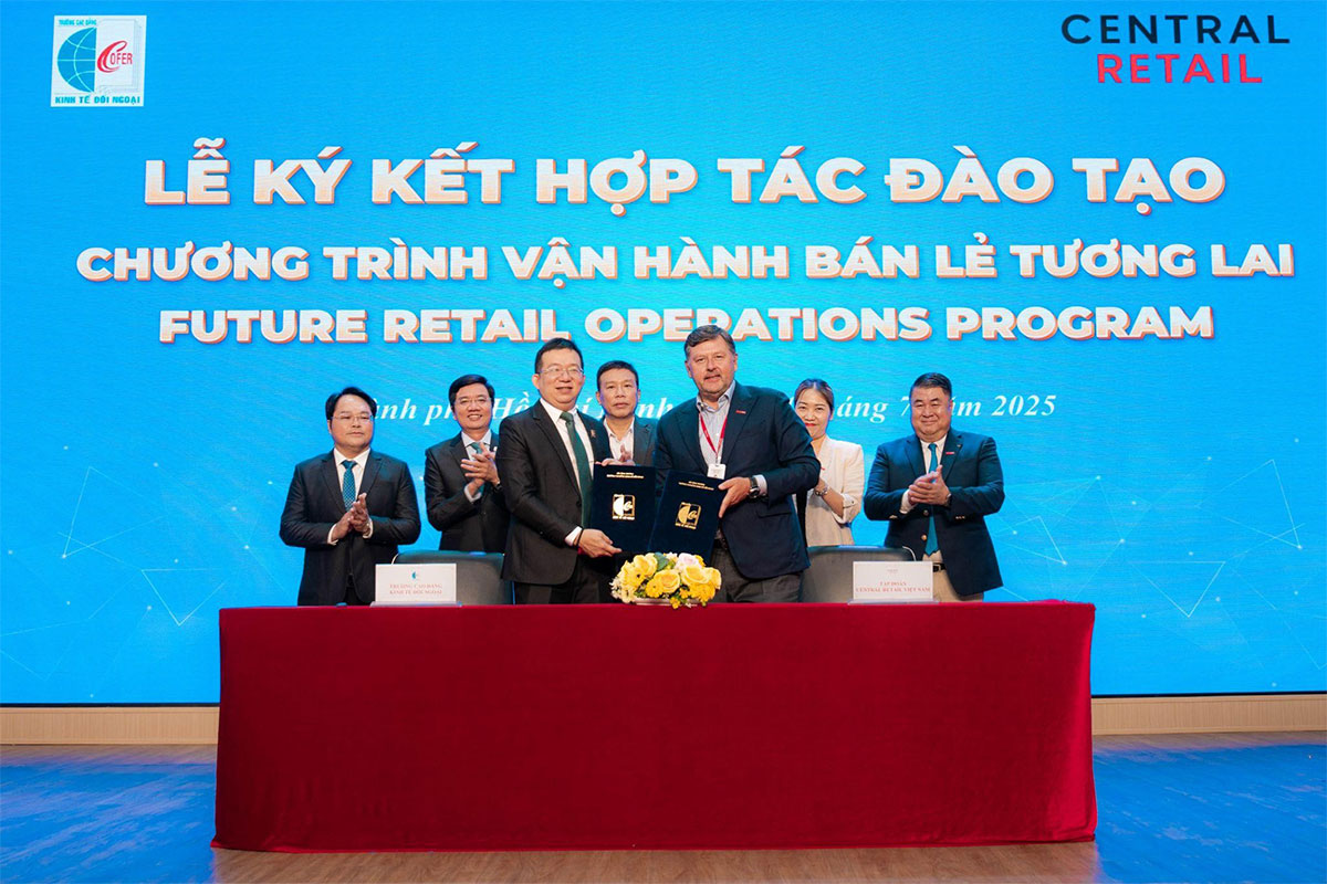 Ký kết hợp tác đào tạo giữa Trường Cao đẳng Kinh tế Đối ngoại và Tập đoàn Central Retail – Bước tiến chiến lược trong phát triển nhân lực ngành bán lẻ