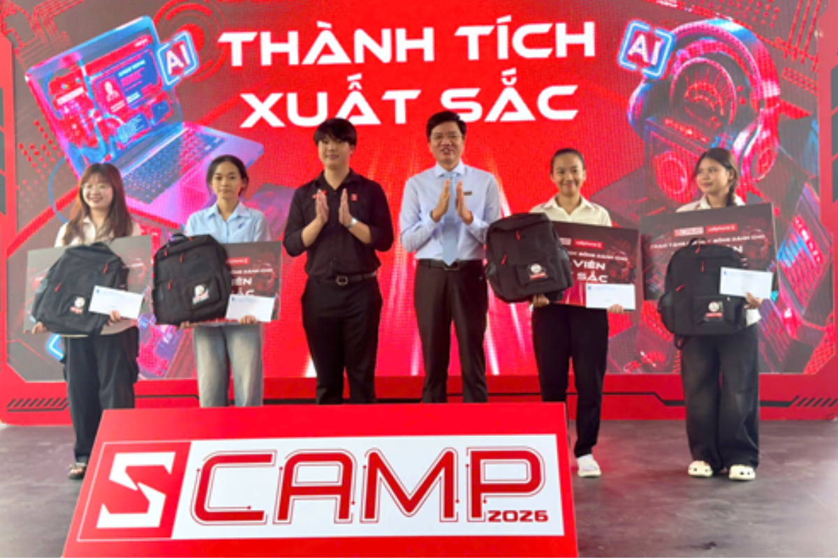 SCAMP 2026 – “Siêu bão” công nghệ AI  khuấy động trường Cao đẳng Kinh tế Đối ngoại
