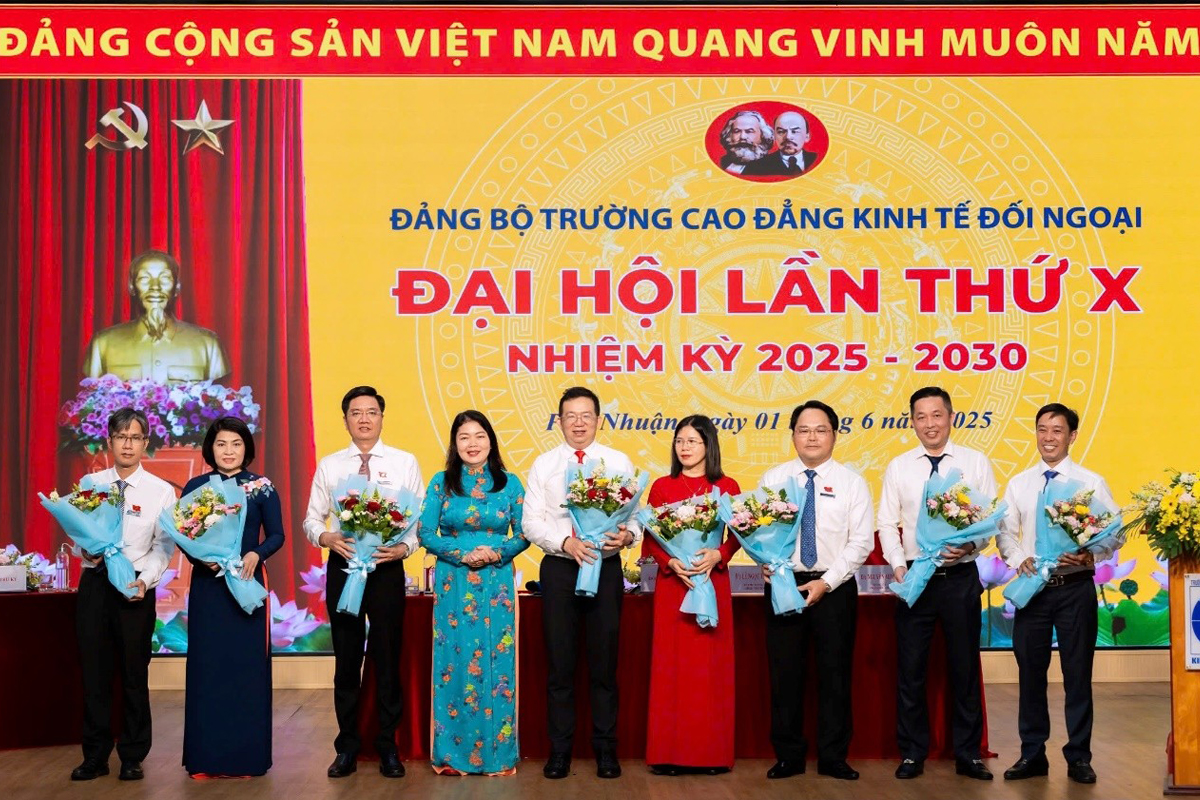 Đại hội Đảng bộ Trường Cao đẳng Kinh tế Đối ngoại lần thứ X, Nhiệm kỳ 2025–2030