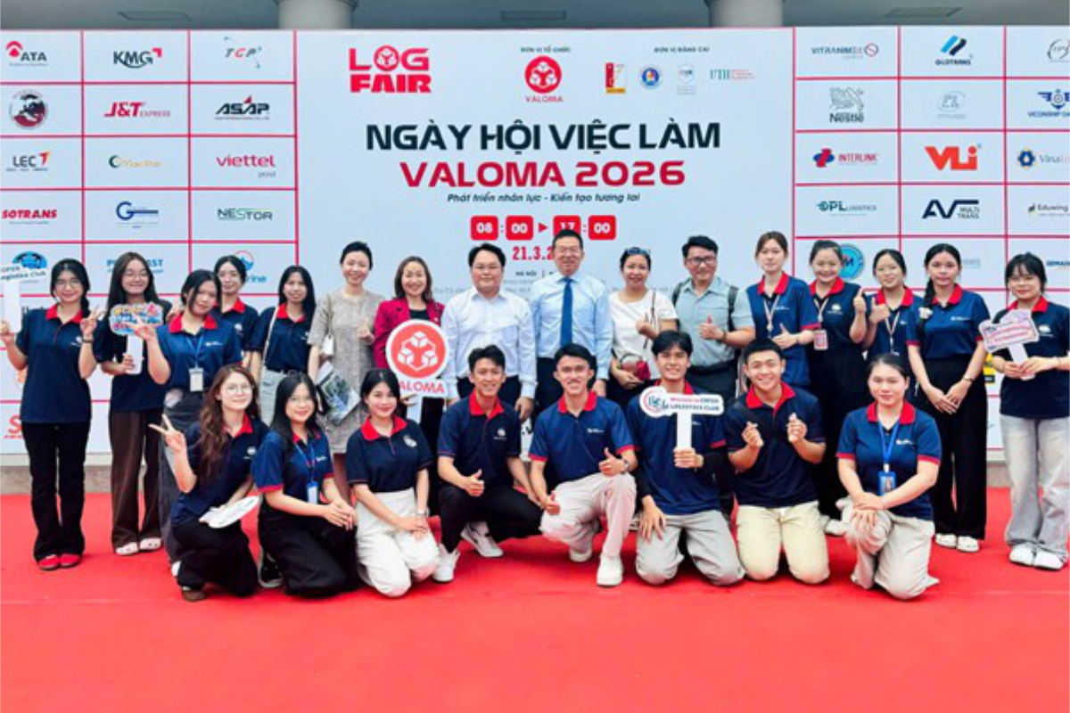 Trường Cao đẳng Kinh tế Đối ngoại tham dự Ngày hội việc làm VALOMA 2026 – LOGFAIR: “Kết nối nhân lực – Dẫn lối tương lai”
