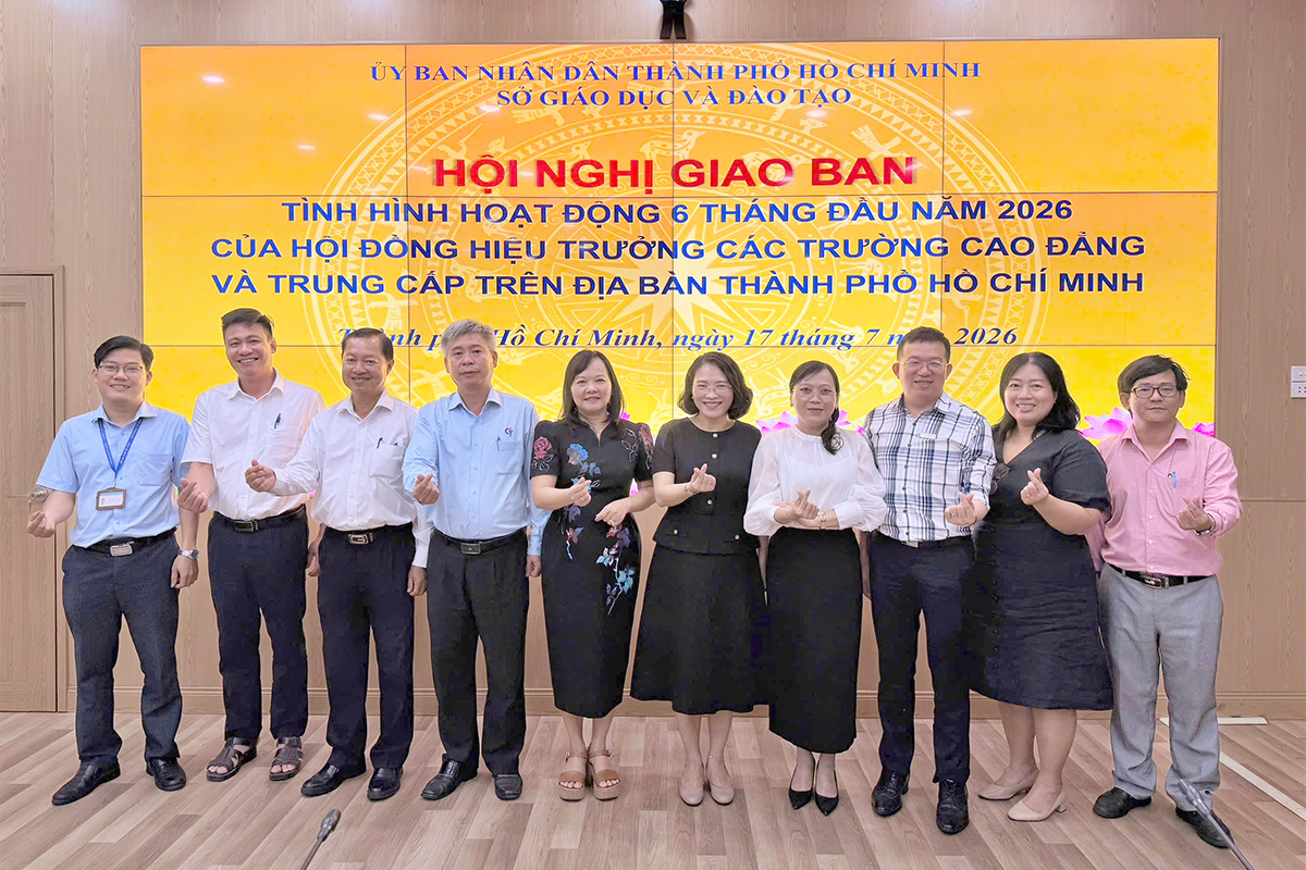 Trường Cao đẳng Kinh tế Đối ngoại tham dự hội nghị giao ban hội đồng hiệu trưởng các trường Cao đẳng, Trung cấp trên địa bàn Thành phố Hồ Chí Minh