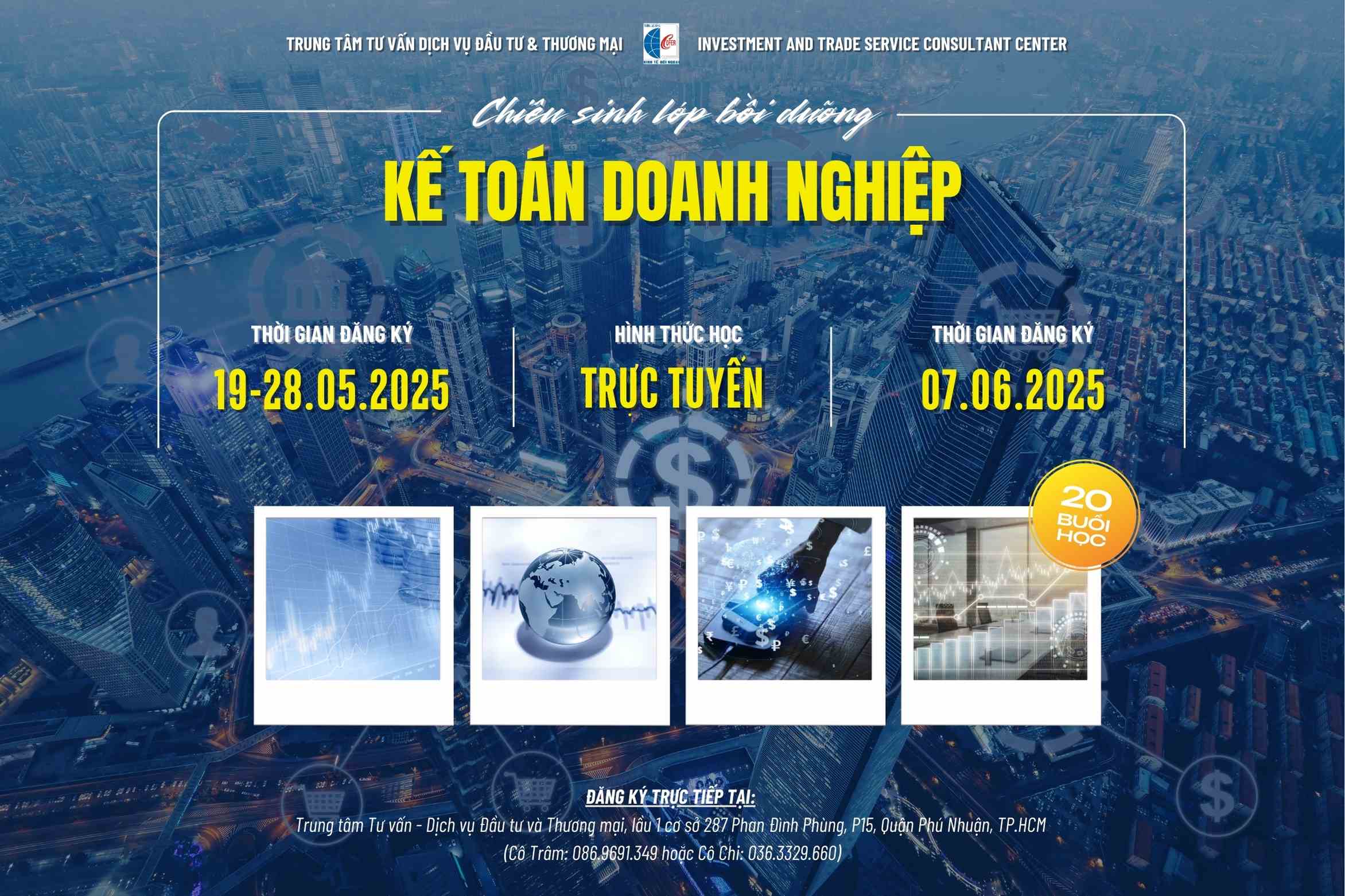 Thông báo chiêu sinh lớp bồi dưỡng Kế toán Doanh nghiệp