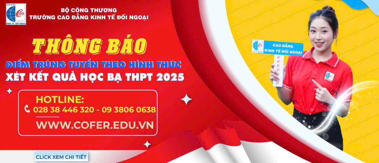 Thông báo điểm trúng tuyển học bạ 2025